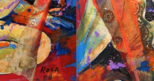 20 tele dell’artista Michele Rosa in mostra a Roma