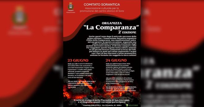 Sora, 23-24 Giugno: “La Comparanza”, 2a edizione