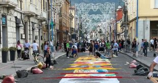 Sora tutto pronto per l’Infiorata del Corpus Domini 2025
