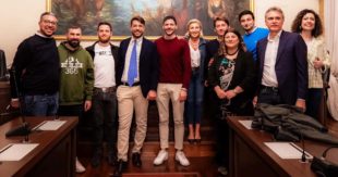 Sora-Capo Nord a piedi: Davide D’Arrigo e Alessandro Alati festeggiati in Comune