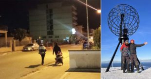 Sora-Capo Nord a piedi: Davide e Alessandro a destinazione dopo oltre sette mesi di cammino