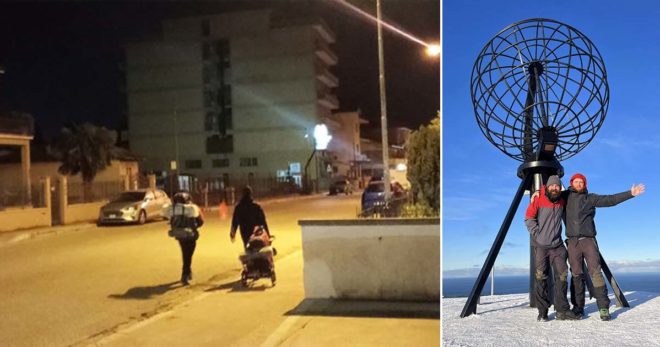 Sora-Capo Nord a piedi: Davide e Alessandro a destinazione dopo oltre sette mesi di cammino