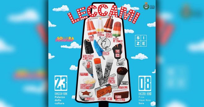 “Leccami”: oggi a Sora l’inaugurazione della nuova mostra collettiva curata dall’Ass. SONORA