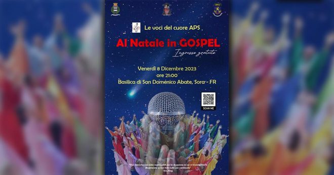 Sora Città del Natale 2023: l’8 dicembre l’associazione “Le voci del Cuore” apre le festività