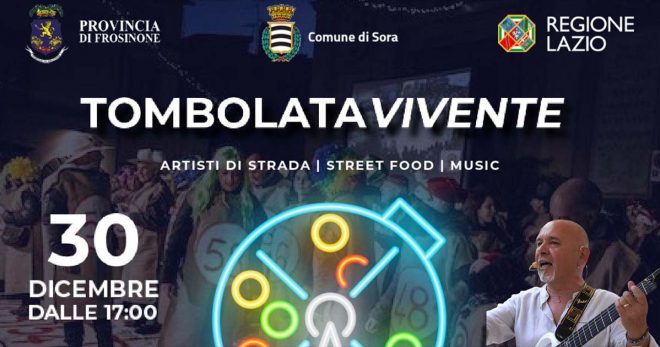 Sora: oggi pomeriggio la tombola vivente. 90 figuranti in piazza Palestro, artisti di strada e street food