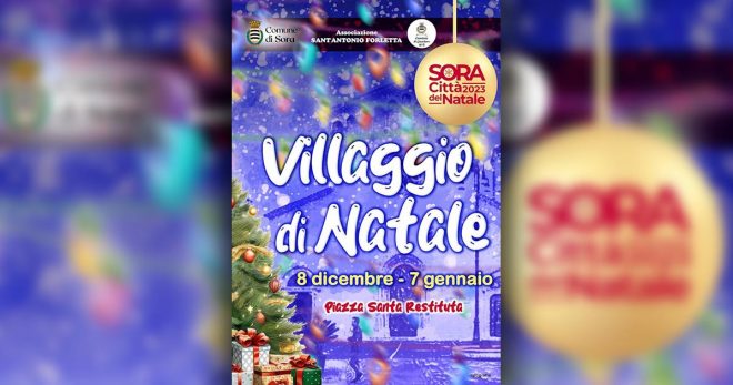 “Sora Città del Natale 2023”: in piazza S. Restituta una bella novità a cura dell’ass. Sant’Antonio Forletta