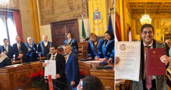 Alfredo Khalil Dottore Magistrale in Giurisprudenza. Tanti auguri!