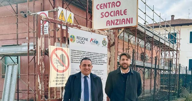 Sora, ex centro anziani via Firenze: via ai lavori di riqualificazione e di efficientamento energetico