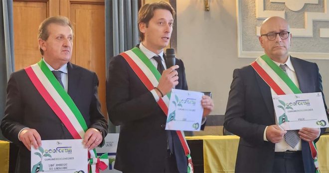 Sora supera il 65% di raccolta differenzata. Comune premiato da Legambiente