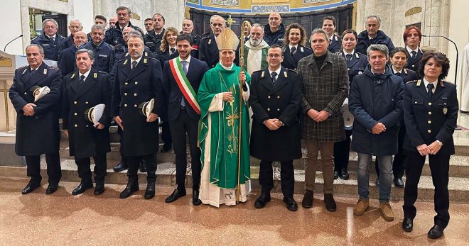 Sora: la Polizia Locale ha festeggiato San Sebastiano