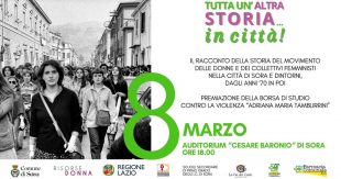 Sora, 8 marzo: “Tutta un’altra storia… in città”