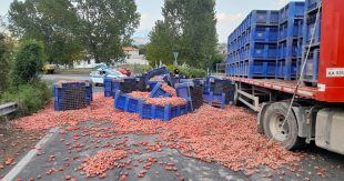 Sora: autoarticolato perde parte del carico all’ingresso della superstrada per Ferentino