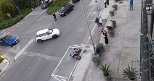 Sora: scontro auto-moto in viale San Domenico