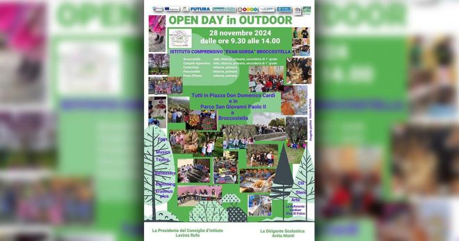 Primo Open Day in outdoor all’I.C. Evan Gorga di Broccostella