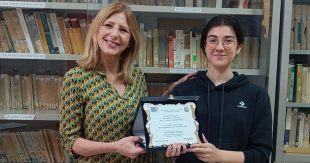 Irene Troiani, del Liceo Classico di Sora, conquista il secondo posto al Certamen Anxuris 2025