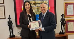Valeria Altobelli nominata socio benemerito dell’Arma dei Carabinieri