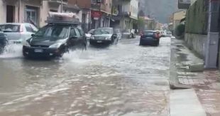 Forte temporale su Sora: allagamenti e disagi