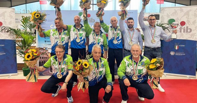 Sora: la società Primavera campione d’Italia nella Terza Categoria di bocce a squadre