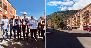 Sora, riqualificazione Potrinio: stamani il taglio del nastro