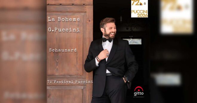 Alberto Petricca al 72° Festival Puccini: interpreterà Schaunard ne La Bohème