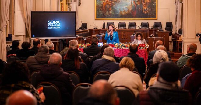 Sora città del Natale: presentata l’edizione 2025 con oltre 60 eventi e 11 location