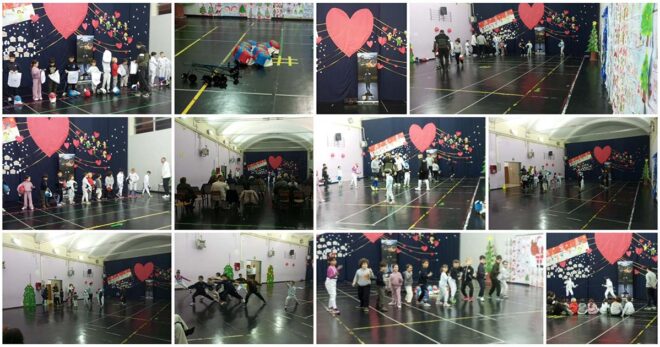 Sora, dimostrazione natalizia di scherma con gli allievi della scuola “Beata Maria De Mattias”