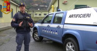 Sora, ordigno bellico in un’abitazione di Carnello: intervento degli artificieri, nessun pericolo per i residenti