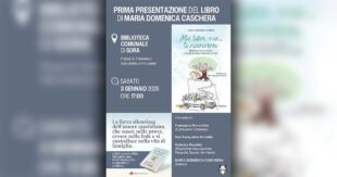 Sora, il 3 gennaio la presentazione del libro di Maria Domenica Caschera