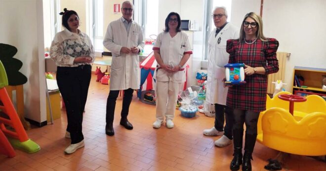 Sora, giochi donati al reparto di Pediatria del SS. Trinità