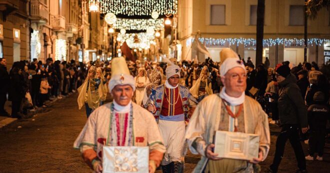 Sora, chiusa l’edizione 2025 di “Sora la Città del Natale” con il corteo dei Re Magi